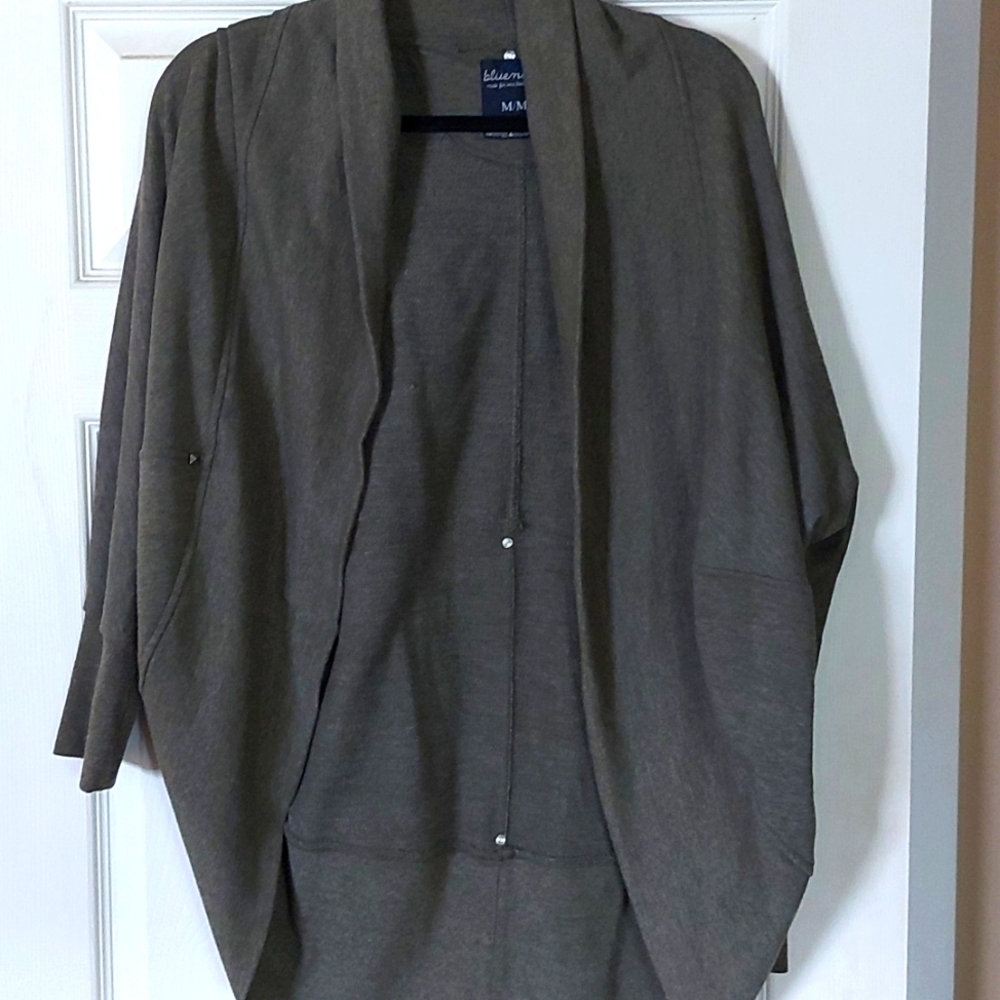 Army green Bluenotes sweater